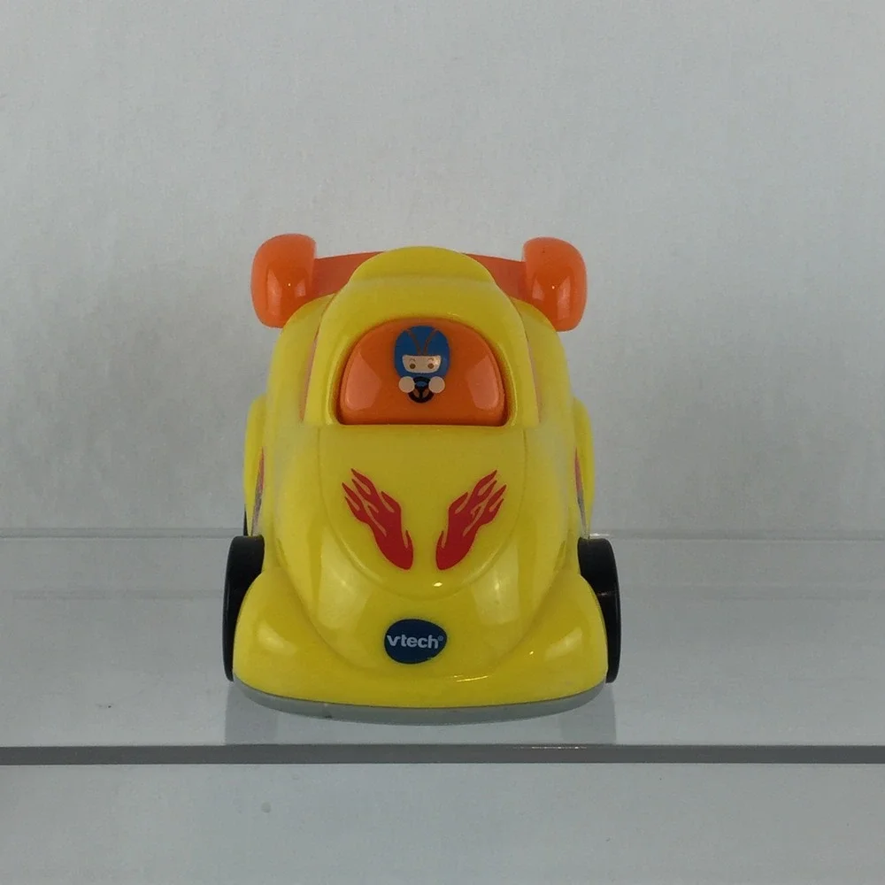 VTech‎ Go Go Smart Wheels Race Car Lot of 2 Red Yellow Interactive Toy Vehicles